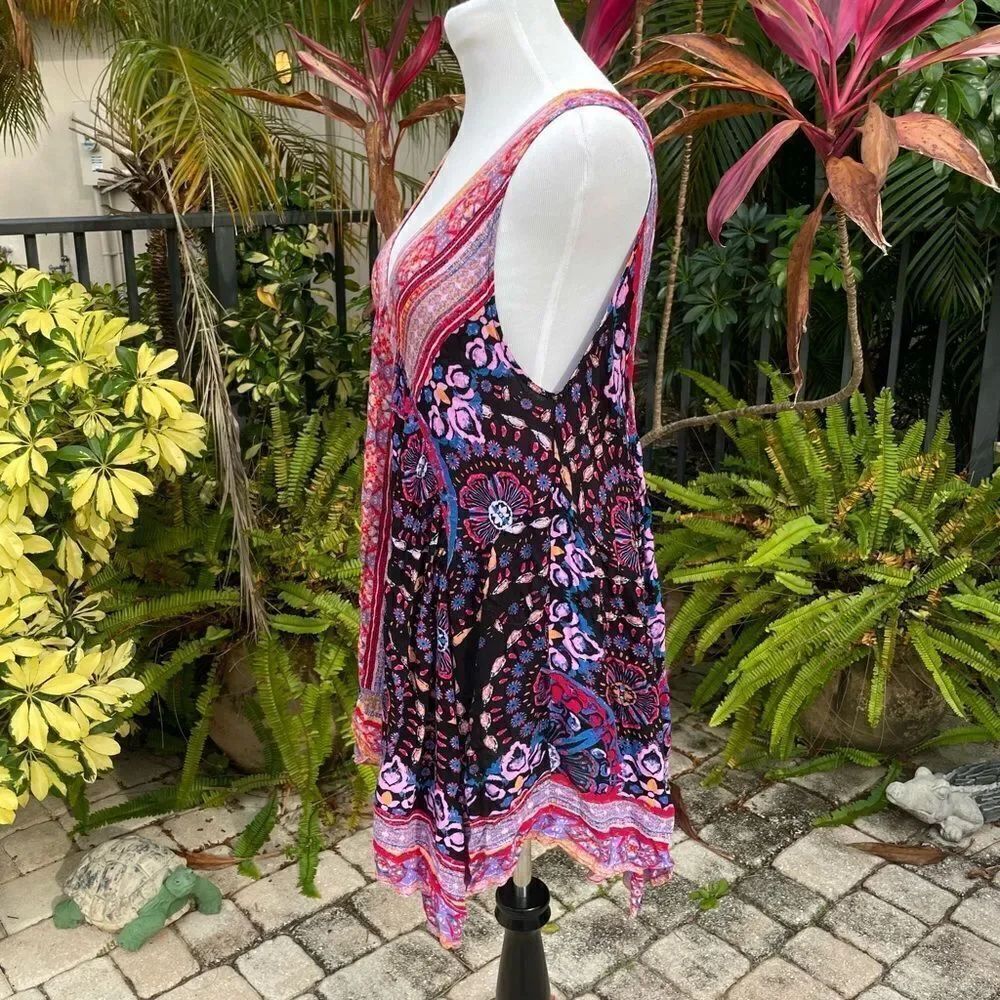 Free People Gypsy Trapeze Slip Dress in Purple - Picture 6 of 10